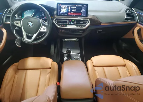 2023 BMW X3 xDrive30I z USA, uszkodzony, nr VIN 5UX53DP00P9R32794